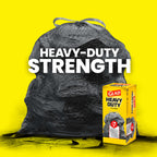 Glad ForceFlex Trash Bags 30 Gallon | Black | LeakGuard Protection | Stretchable Strength | 68 Count, Pack of 4