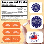 Magnesium Glycinate - Muscle, Nerves, Relaxation & Sleep Supplement | 200mg Elemental Magnesium Fully Reacted Chelated | Gentle on the Stomach | Non-GMO 240 Tablets | by Health Thru Nutrition