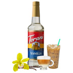 Torani Vanilla Flavored Drink Syrup, 25.4 fl oz, 4 Pack