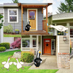 CAMDUCK Porch Goose Outfit Hoodie Mess with The Honk You Get The Bonk Baseball Goose Clothes with Wood Bat Warning Porch Sign for Plastic Cement Goose Statue Garden Lawn Yard Patio Outdoor Decor