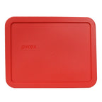 Pyrex (1) 7202-PC 1-Cup Green, (2) 7200-PC 2-Cup Orange, (2) 7201-PC 4-Cup Cadet Blue, (1) 7402-PC 6/7-Cup Red, (2) 7210-PC 3-Cup Light Green, (1) 7211-PC 6-Cup Red Lids - Made in USA