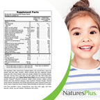 NaturesPlus Animal Parade Sugar-Free Children's Multivitamin - Assorted Cherry, Grape & Orange Flavors - Pack of 2, 90 Chewable Tablets - 90 Total Servings