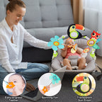 Lynncare Adjustable Arch Bassinet Toys for Infant & Toddlers, Stroller Arch, Baby Crib Toys with Fascinating Hanging for Stimulating Baby’s Senses and Developing Motor Skills