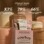 Cowboy - The Exclusive 1st Milking, Whole, Grass Fed Colostrum Supplement for Full Body Health - Bovine Colostrum Powder Packed w/Bioactive Nutrients (10 Travel Packs - Vanilla)