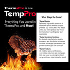 TempPro TempSwift 1 Sec Meat Thermometer Digital for Kitchen Cooking Food