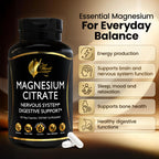 Cocó March N.M.D Magnesium Citrate 500mg per Serving, Gluten Free, Supports Sleep, Digestive Health, Muscle Function & Relaxation, High Absorption, Non-GMO, 150 Capsules