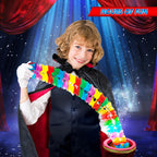 PATIFEED Kids Magic Kit with Magician Costume, Hat, Wand