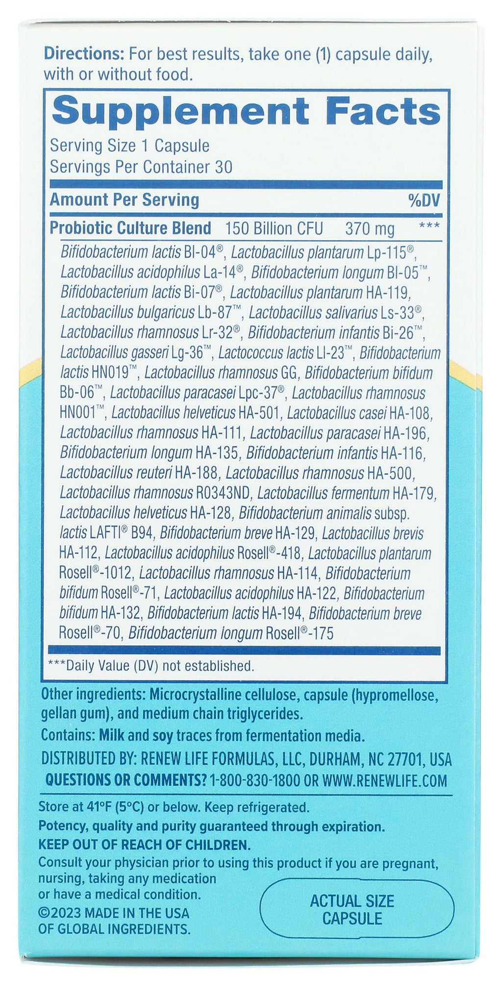 PROBIOTIC 150B ULTMT Care