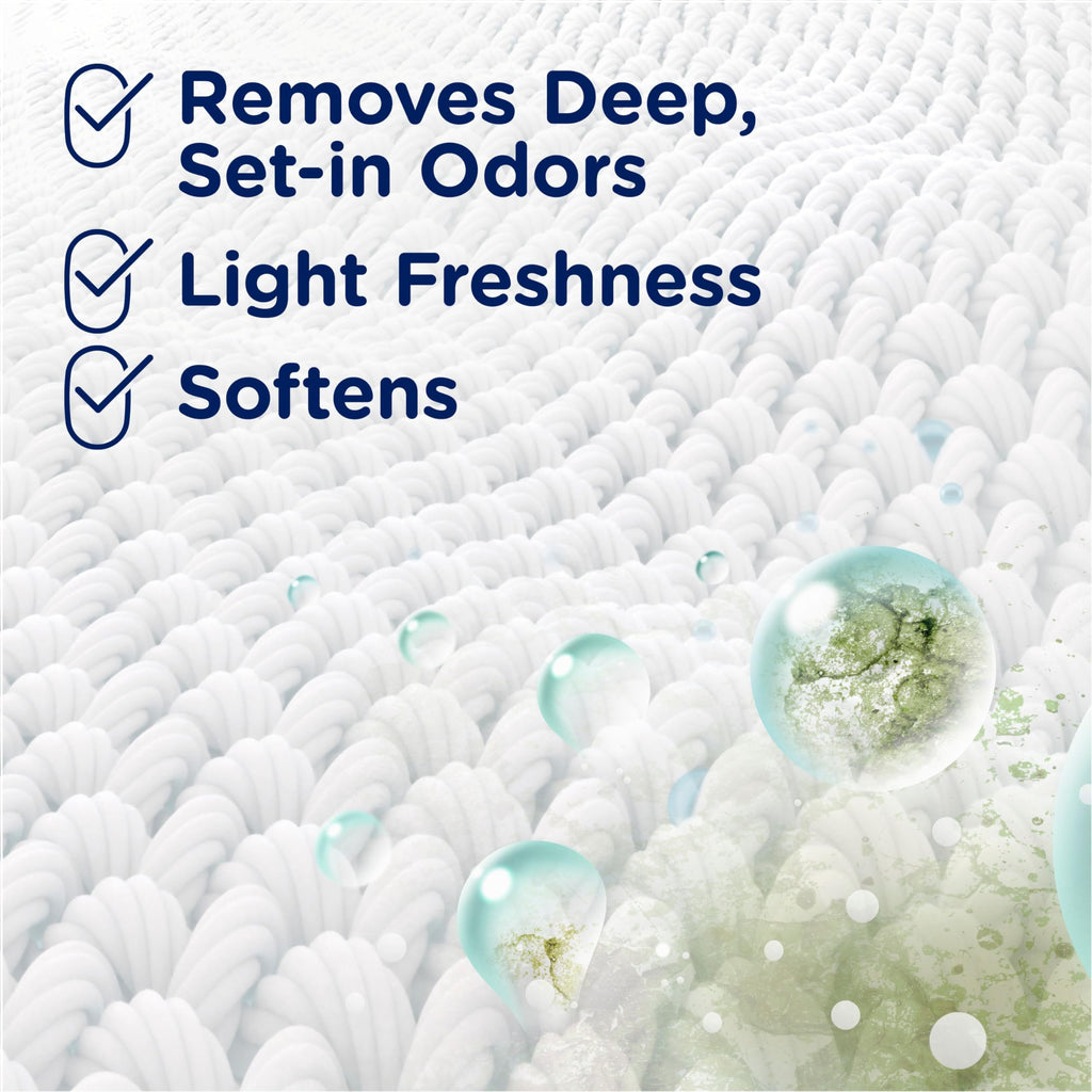 Downy Rinse Laundry Odor Remover, Cool Cotton Scent, 62 fl oz, Fabric Softener and Laundry Odor Removal Rinse, Fights Odors at the source, HE Compatible