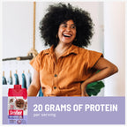 SlimFast Protein Shake, Chocolate- 20g Protein, Meal Replacement Shake Ready to Drink, High Protein with Low Carb and Low Sugar, 24 Vitamins and Minerals, 12 Count (Pack of 1) (Packaging May Vary)