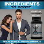 Livalis Male Enlargement Supplement – Formulated for Enhanced Performance, Stamina, Vitality, and Confidence – Promotes Healthy Blood Flow and Hormonal Balance – Add Inches Fast