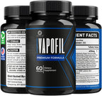 (3 Pack) Vapofil Capsules - Official Vapofill Pills Advanced Premium Formula Support Maximum Strength, All Natural Ingredients Vitamins For Overall Health & Wellness Reviews, 180 Capsules For 3 Months
