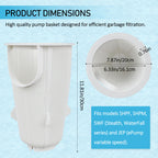 Uietuc R0445900 Debris Filter Basket Replacement for Jandy SHPF/SHPM/JEP/Stealth/ePump Pool and Spa Pumps