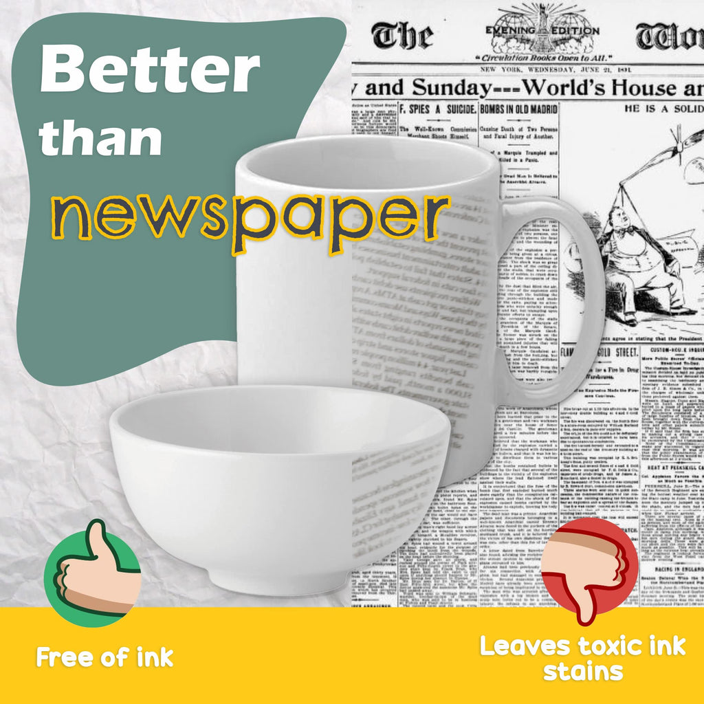 Newsprint Packing Paper – 500 Sheets, Large 27" x 17" Unprinted Packing Paper Sheets for Moving, Shipping, Wrapping & Storage | Packaging Paper for Moving, Packing, Made in USA.