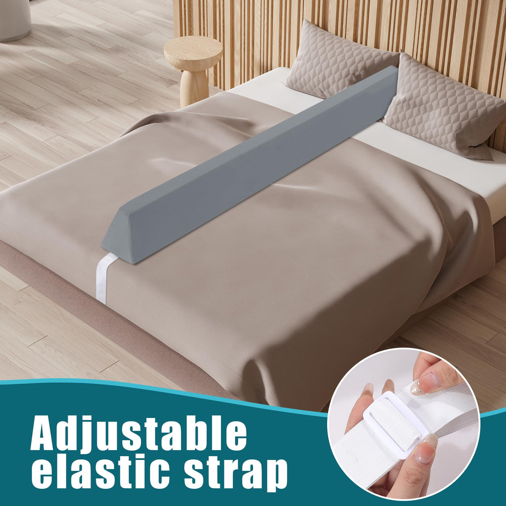 ROYALAY Bed Divider for Co Sleeping Adults, Bed Bumpers, Bumper with Adjustable Strap, Rail Guard with Washable Cover Fit for Twin, Full, Queen, King Size