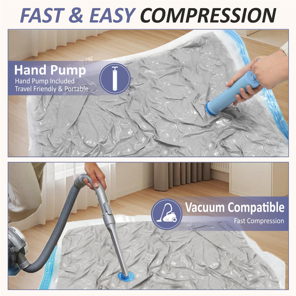 Vacuum Storage Bags with Hand Pump, Vacuum Seal Space Saver Bags,25 Combo