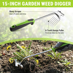 WORKPRO 3-Piece Weed Puller Tool Set