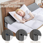 IFNOW Queen Size(60"x7.5"x10") Bed Wedge Pillow for Headboard, Mattress Gap Filler(0-8"), Bed Wedge for Gap Between Your Headboard and Mattress Dark Grey