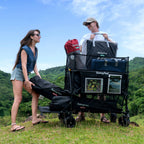 SUNNYFEEL 550L Double Decker Wagon with High Extender & Tailgate