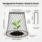 DHAMPOOH Garden Cloches for Plants, Outdoor Plant Protectors, 10 Pack, Dome