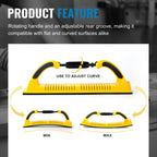 S SATC 2-3/4" x 15-3/4" Adjustable Radius Longboard Flexible Sanding Blocks with Hook & Loop Backing and PSA Sandpaper Conversion Adapter Pad for Sanding Auto Body Woodworking