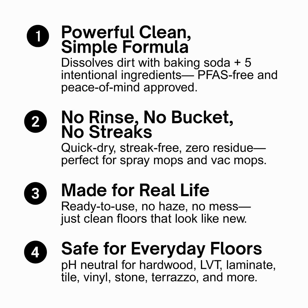 Quick Shine Multi Surface Floor Cleaner 64oz, Ready to Use-Streak Free-No Rinse, Use on Hardwood, Laminate, Luxury Vinyl Plank & Stone, Use in Spray Mops & Vac Mops, Safer Choice Cleaner