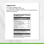 Little DaVinci Focus Chewable - Supplement to Support Behavior, Brain Health, and Immune Health for Kids* - With Vitamin B6, Folate, Vitamin B12, and More - Orange Flavor -Sugar-Free - 90 Tablets