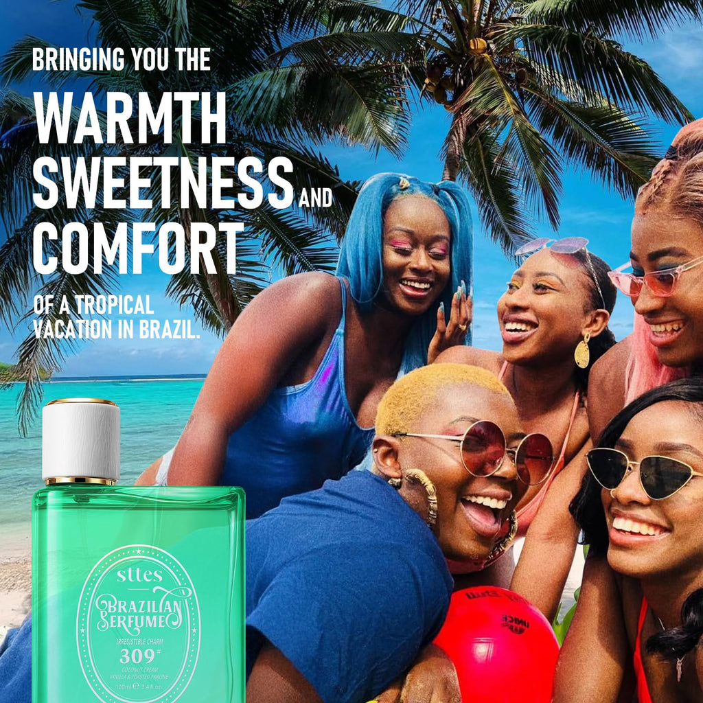 Sttes Perfume 309# (Irresistible Charm) ��� Eau de Parfum 100ml (3.4 fl oz) ��� Coconut Cream, Vanilla, Toasted Praline