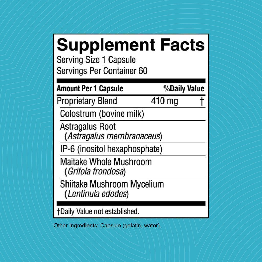 Nature's Sunshine Colostrum with Immune Factors, 60 Capsules | Supports the Immune System and Promotes Gastrointestinal Health