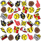 Knitgrip 60 Sport Trading Enamel Pins Bulk, Lapel Pin, 12 Style, Softball