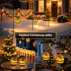 Solar Lanterns Outdoor Waterproof Hanging Hummingbird Flickering Flame