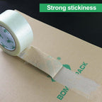 BOMEI PACK Filament Strapping Tape, 5.5 Mil 2 Inch x 60 Yards, Heavy Duty Reinforced Fiberglass Packing Tape, 2 Pack