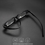 AOMAZE Adjustable Glasses Dial Vision Adjustable Focus Reading Glasses Anti Blue Light Eyeglasses for Men Women