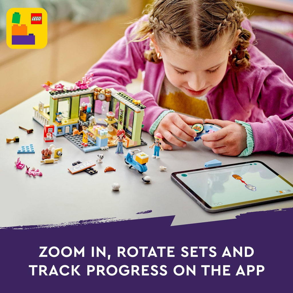 LEGO Friends Heartlake City Cafe Building Toys - Pretend Play Toys Figures & Playset for Kids, Girls & Boys, Ages 6+ - Imaginative Play W/Mini Dolls - Birthday Gift Idea - 42618