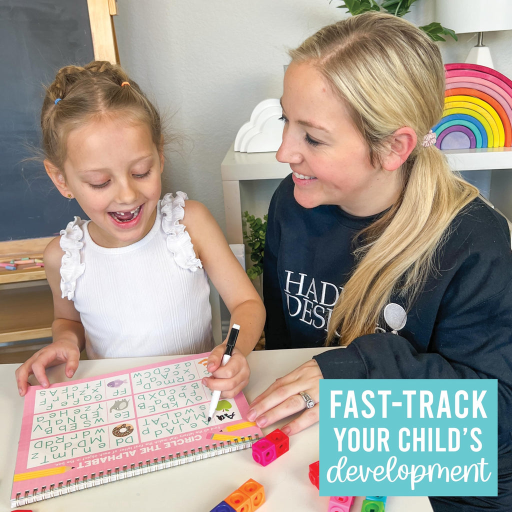 ABC Tracing Books for Kids Ages 3-5 - Dry Erase Letter Tracing for Kids Ages 3-5, Toddler Learn to Write Workbook, Busy Book Preschool Learning Activities, Toddler Preschool Workbook