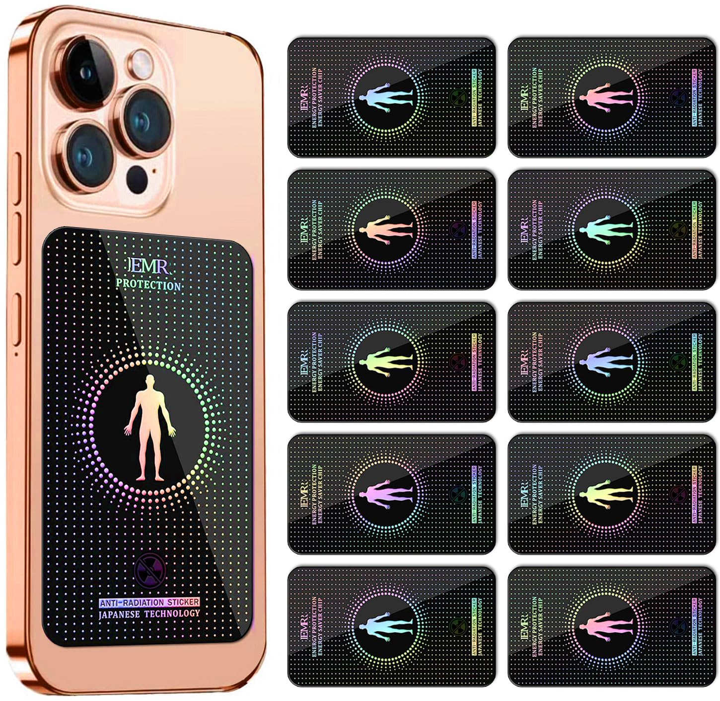 Protection Stickers for Cell Phones/Tablets/Laptops/Devices - (10 Pack)