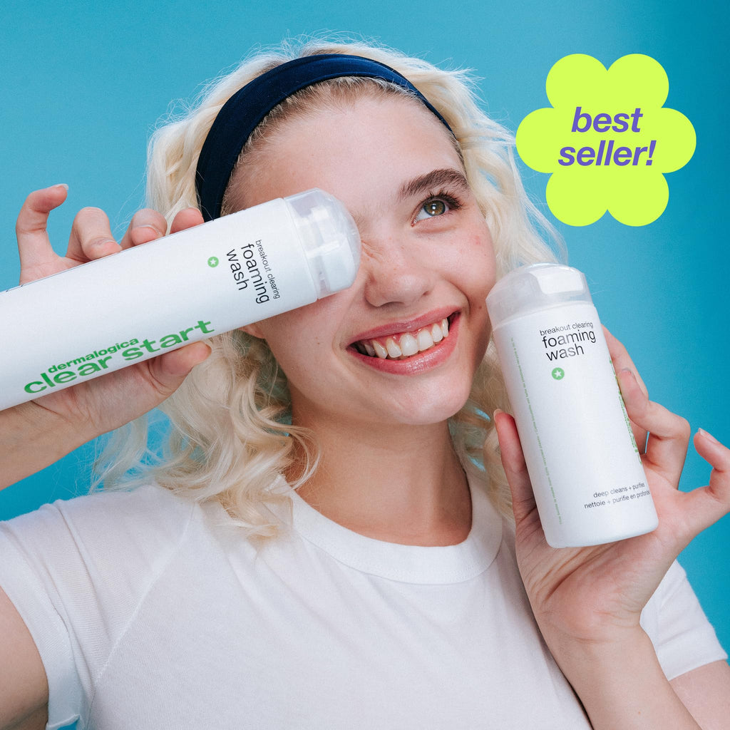 Dermalogica Clear Start Breakout Clearing Foaming Wash - Acne Face Wash with Salicylic Acid & Tea Tree Oil - 10 fl oz