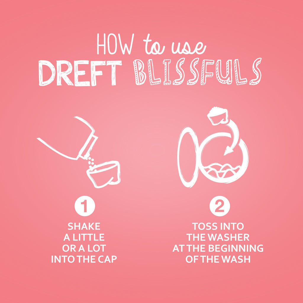 Dreft Blissfuls In-Wash Laundry Scent Booster Beads, Baby Fresh Scent, 24 oz