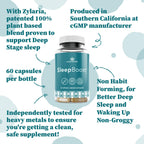SleepBoost™, formulated with Zylaria™. May Support a Sense of Calm Through Natural Neuro Pathways