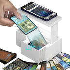 GIBOPOB MTG Card Scanner Stand for ManaBox, Adjustable Phone Holder, Sloped Tray Trading Card Scanner for Standard Size Cards, Fast Card Catalog Tool for Sleeved & Unsleeved Cards