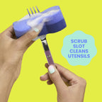 Brite by Scotch-Brite 2-Sided Scrub & Wipe Sponge, Midnight Mode, 6
