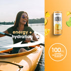 Optimum Nutrition Amino Energy Sparkling Hydration Drink, Electrolytes, Caffeine, Amino Acids, BCAAs, Sugar Free, Mango Pineapple Limeade, 12 Fl Oz, 12 Pack (Packaging May Vary)