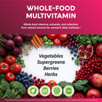 Multivitamin for Women - B-Complex | Whole Foods | Hair Growth Support | Digestion & Metabolism | Iron - 47in1 Womens Multivitamin - Bioavailable & Gentle on Stomach - Made in USA - 90 Capsules