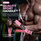 HPYGN Gym Equipment, Gym Exercise Handles, Cable Attachments for Gym, Replacement Handle Attachments for Cable Machine Pulleys, Resistance Band and Strength Trainer, Pull Down Workout Accessories