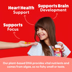 Feel Great Vitamin Co. Complete DHA Gummies for Kids | with Omega 3 6 9 + DHA, Vitamin C | Supports Healthy Brain Function, Vision & Heart Health | Gluten Free, Vegetarian | 60 Gummies
