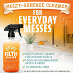ANGRY ORANGE Citrus Multipurpose Cleaner Spray for Kitchen and Bathroom - 24 oz - Value 2 Pack