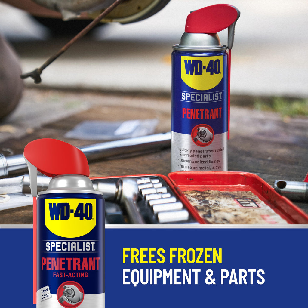 WD-40 Specialist Penetrant, Smart Straw, Fast-Acting, 11 OZ [1-Pack]