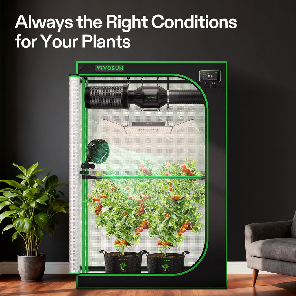 VIVOSUN 2x4 Smart PRO Grow Tent Kit with 2-in-1 Tunable 200W Spectrum LED