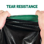 Tarp 15x15 ft Heavy Duty 100% Waterproof 10mil,UV Resistant,Durable Grommets and Reinforced Edges Green/Black Tarp for Camping, Swimming Pools,Car Coverage -by MVPNET