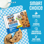 Lenny & Larry's Protein Cookie Chocolate Chip, 8g Plant Protein, 12 Pack